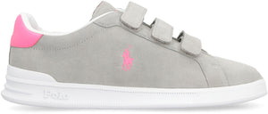 Suede low-top sneakers-1